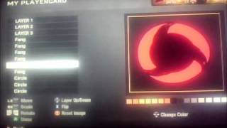 Call of duty black ops Emblem tutorial Ep.1 Itatchi's Sharingan