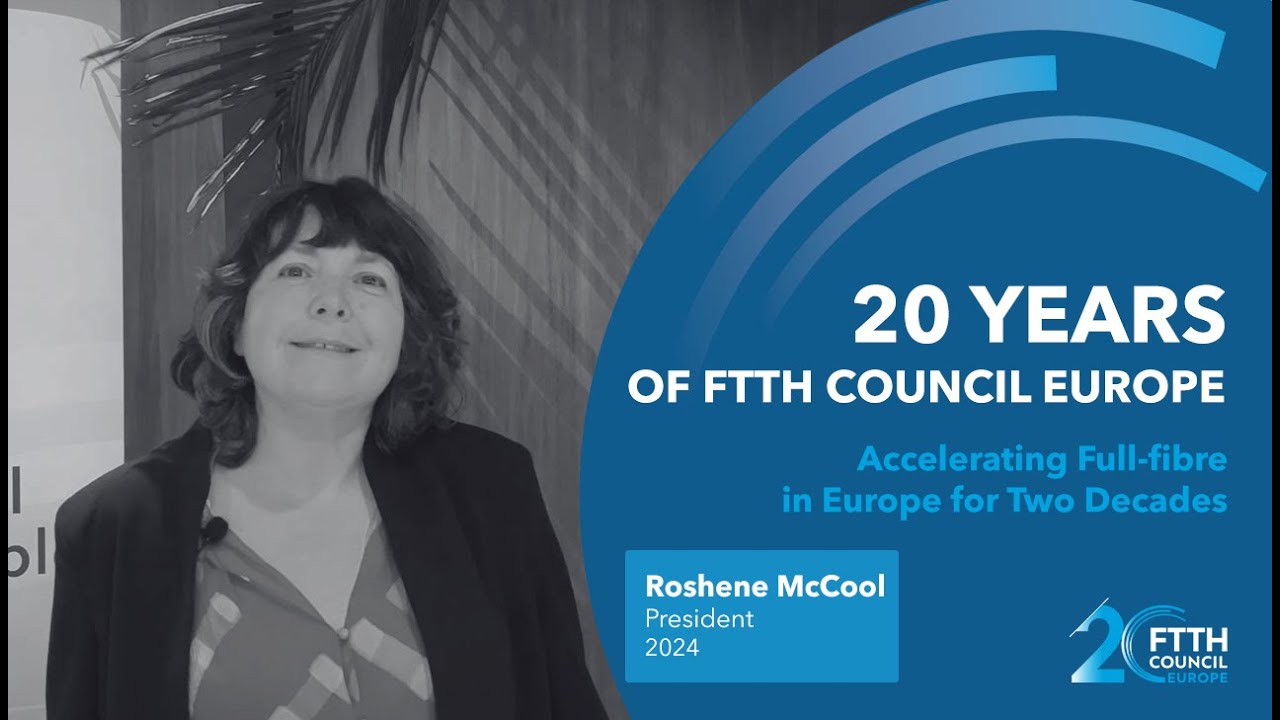 20-Year Anniversary of the FTTH Council Europe - Roshene McCool