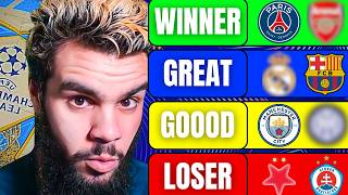 My FULL Champions League - TIER LIST