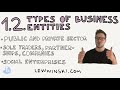 12 types of business entities  ib business management  public  private sector social enterprise