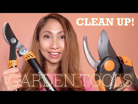 Βίντεο: Cleaning Garden Tools - How To Clean Garden Tools