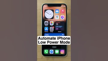 Automate Switching to Low Power Mode on iPhone 🔋