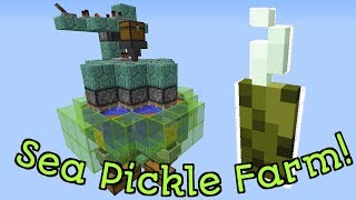 Automatic Sea Pickle Farm! (70,000+ pickles/hr) | Minecraft [STILL works]