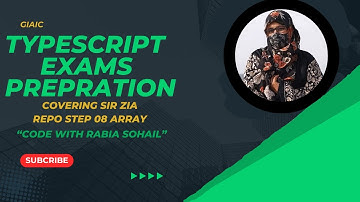 Today session is about exam preparation by covering Respected Sir Zia Repo step 08 Arrays & Methods