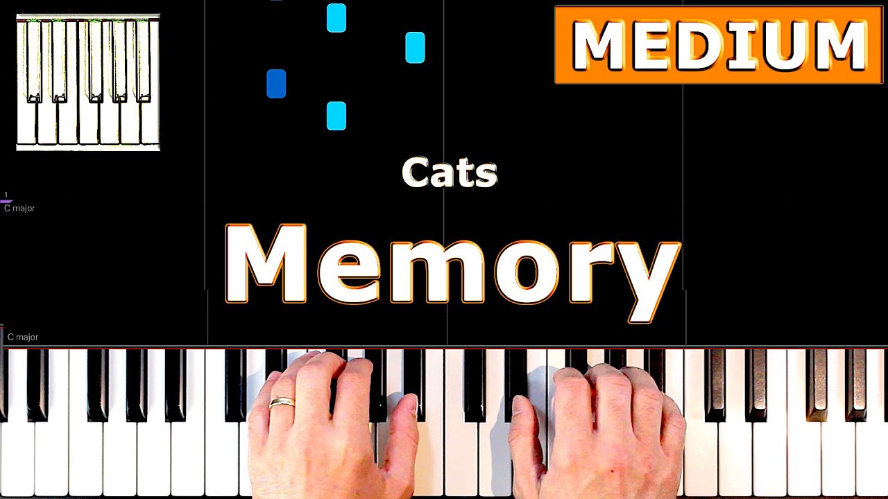 ✅ Cats - Memory - INTERMEDIATE Piano Tutorial
