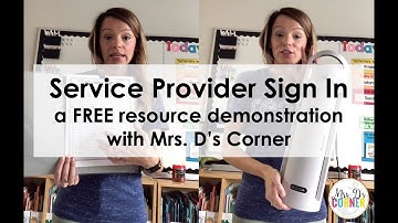 IEP Service Minutes Tracking for SPED: Free Service Provider Sign-In Sheet (Speech/OT/PT) + Setup