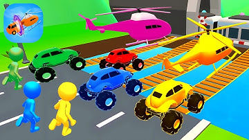 Shape shifting 🛶🚗🚲🚦All Levels Gameplay Walkthrough Android,ios Max Level Ep823