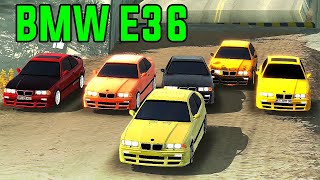 Bmw M3 E36 İlə Offroad Eledi̇k - Сar Parki̇ng Multi̇player