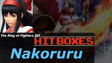 K.o.F. XIV Slow Motion Hit Boxes - Nakoruru