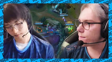 HANS SAMA And INSPIRED Fighting For Jungle Camps! | Rogue Voice Comms [LEC Spring Split 2021 Week 8]