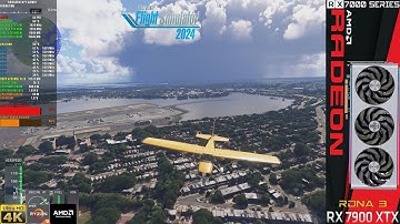 Flight Simulator 2024 Ray Tracing Ultra Settings FSR 4K | 7900 XTX | R7 9800X 3D 5.5GHz