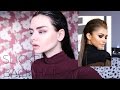 Slicked back hair tutorial. Зализанная прическа. Тренд.