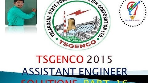 TSGENCO 2015 AE ELECTRICAL QUESTION PAPER WITH EXPLAINED ANSWERS P-16