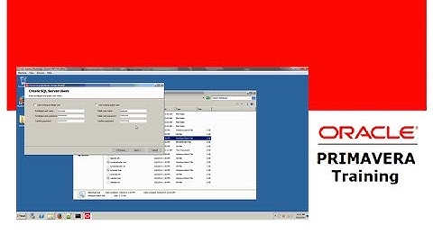 How To Install P6 Professional database on SQL Server