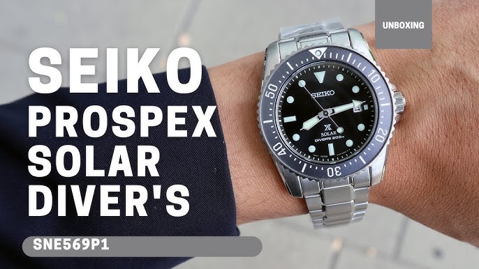 overdraw Slibende bøf Seiko Prospex SBDN075 Solar Diver's 200m Made in Japan - YouTube