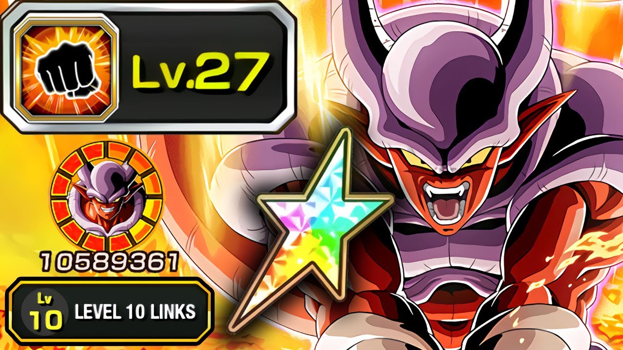 100% LR SUPER JANEMBA LEVEL 10 LINKS WITH LVL 27 CRIT SHOWCASE! Dragon Ball Z Dokkan Battle