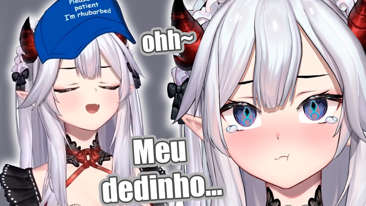 Veibae geme de dor ao bater o seu pé no computador [Vshojo sub BR]