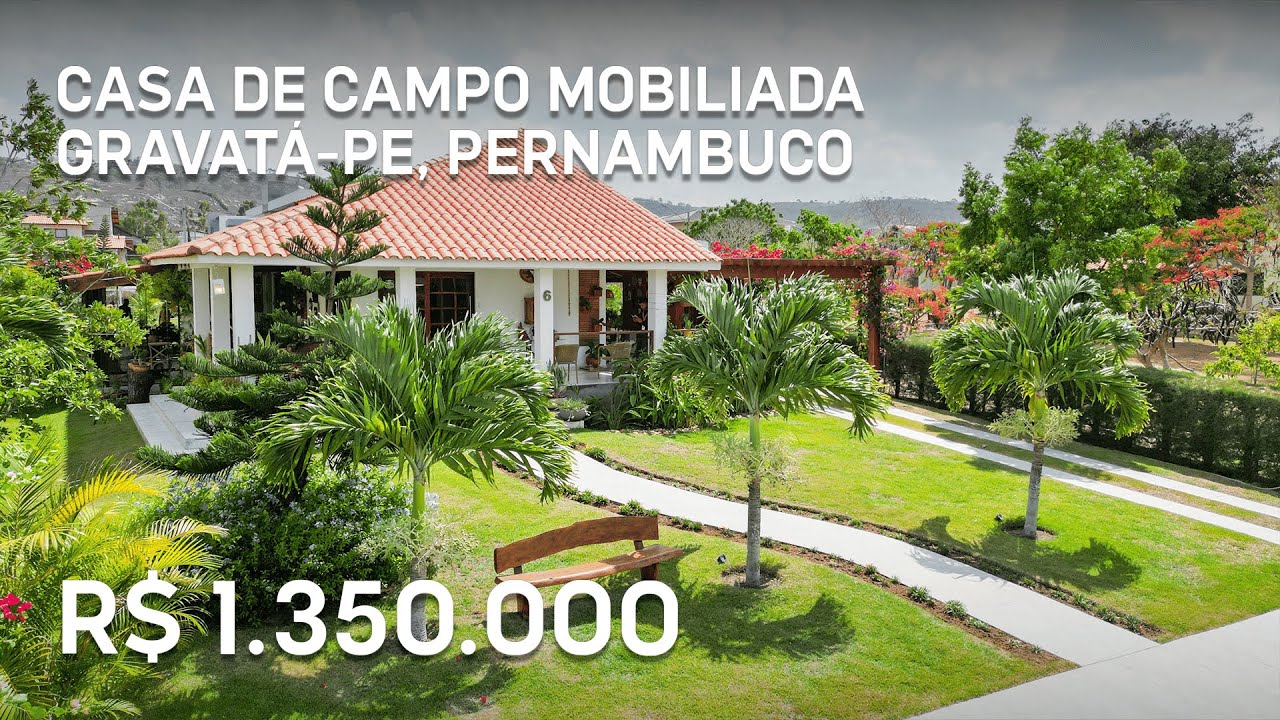 CASA DE CAMPO ALTO PADRÃO EM GRAVATÁ CONDOMÍNIO FECHADO