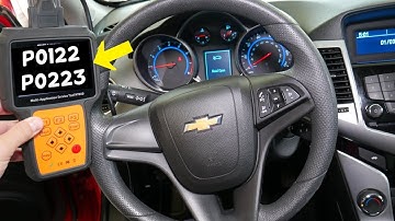 CODE P0122 P0223 THROTTLE PEDAL POSITION SENSOR FIX CHEVROLET CRUZE CHEVY SONIC, HOLDEN CRUZE