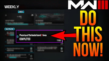 *EASY* How To Place Top of Leaderboards 3 Times MW3!
