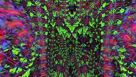 Tryptamine Closed Eye Visuals (180° 3D VR test v1) [SEIZURE WARNING]