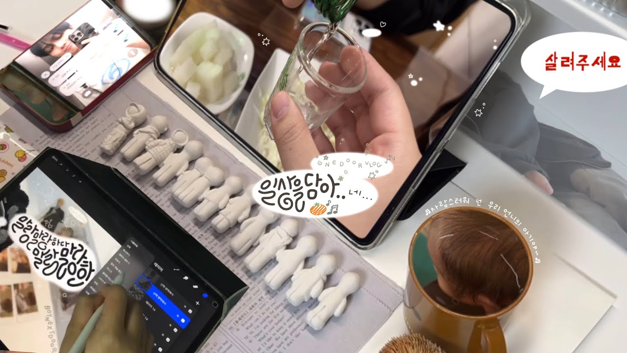 [원도어 브이로그] 엄마에게 보넥도를 물어보다 • 일상 • 조카가 따끈하고 말랑해요 • 피지컬아시아 • 민제 • 원도어로그