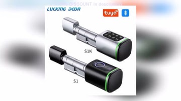 A must-have product! Keyless Smart Cylinder Lock with Tuya Smartlife App RFID NFC IC Card Pin Code