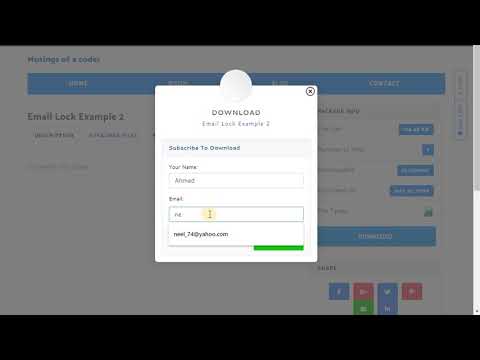 How to use WordPress Download Manager ( PRO ) Email Lock