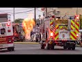 North Wildwood Fire Department Gas Line Fire And Response Videos 5-17-18