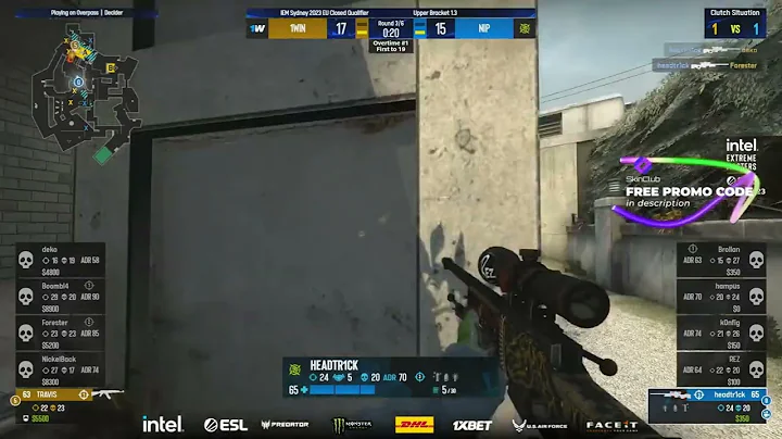 Headtr1ck - 1 vs 4 clutch