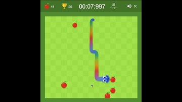 Google snake 5 apples 25 apples 17s 550ms