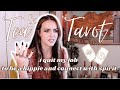 I quit my job to be a hippie and connect with Spirit | Tea &amp; Tarot with Luna ✨  mental health week