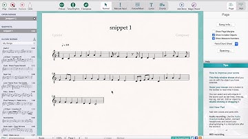 Basic Editing - ScoreCloud Studio Tutorial
