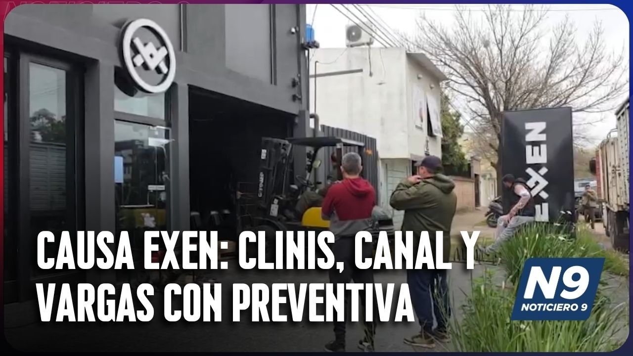 ►Causa Exen: dictan prisión preventiva a Clinis, Canal y Vargas