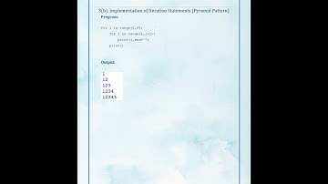 Pyramid Pattern Using Iteration Statements | GE3171 Python Programming Lab #shorts #PythonLab
