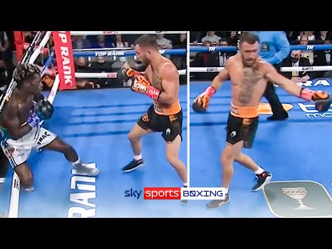 Lomachenko pauses mid-fight to plead with Commey's corner to stop the bout 