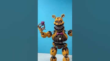 How to make Nightmare Fredbear from FNaF 4 – PART 1 (Step-by-Step Tutorial) #fnaf #polymerclay #diy