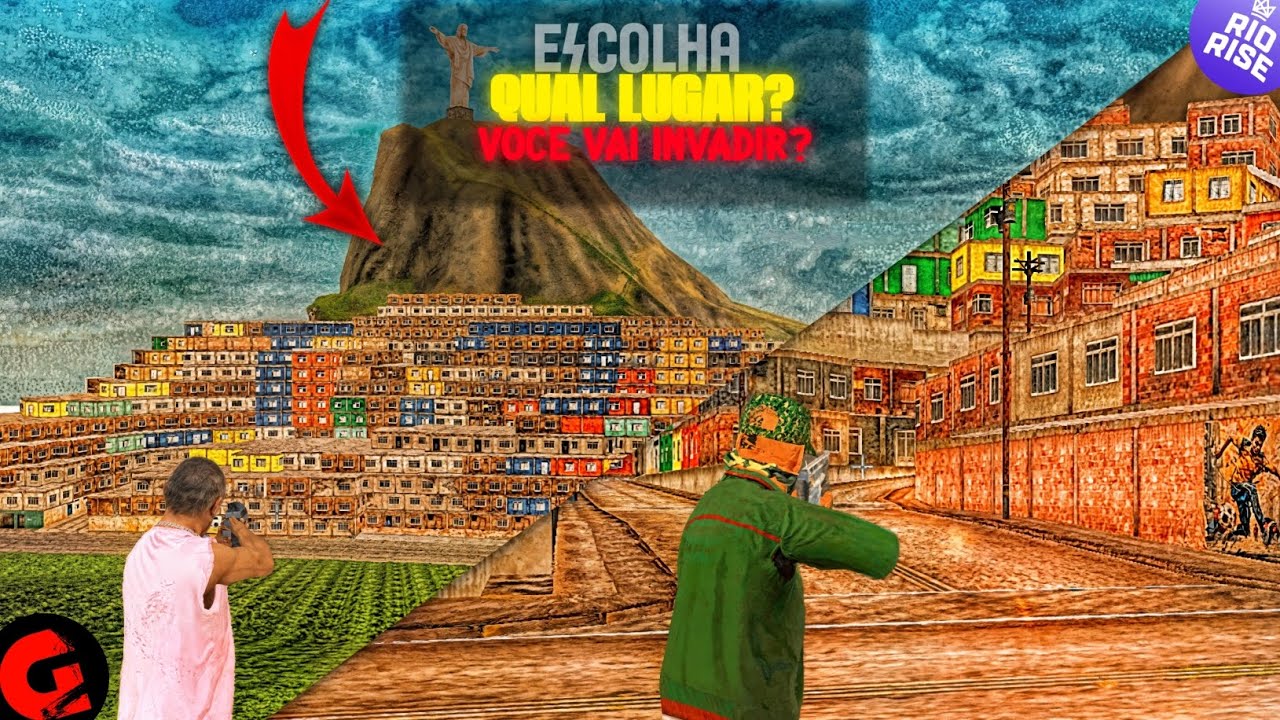 Invadindo DUAS FAVELAS No MESMO Dia 💀 - Rio Rise Roleplay