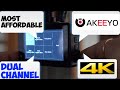 4K Dashcam Dual Channel! Akeyoo AKY-E1 Plus It&#39;s Cheap!!