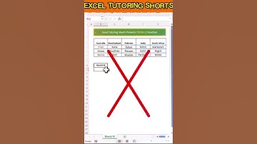 New Excel Tip And trick {27-Dec-2022]  @exceltutoringshorts #shorts #excel #exceltutorial