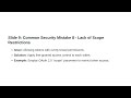 Oauth top 10 most common security mistake and how to avoid