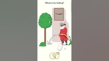 What is he hiding (dop 2 delete one part) level 43 #trending #cartoon
