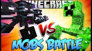 🔥 เทพ Wither vs Creeper กลายพันธุ์!! | Minecraft - Mobs Battle