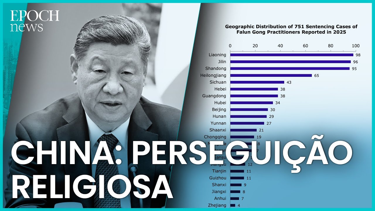 Relatório aponta 751 sentenças contra praticantes de Falun Gong na China em 2025