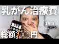 乳がん治療1年目にかかった医療費を計算【37歳で乳がんステージ2】
