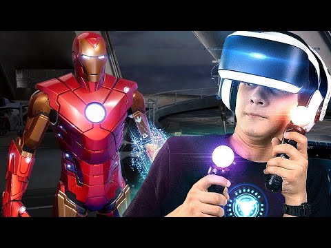 Видео: Железный Человек PS VR Прохождение - Часть 2 - КОСТЮМЫ