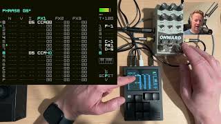m8 - Using Chase Bliss Onward As An External Effect Controlled By Midi