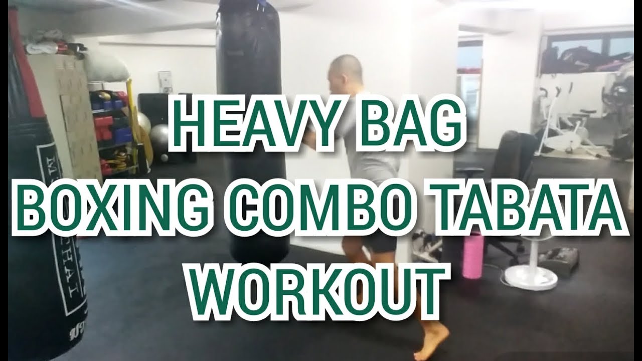 HEAVY BAG BOXING COMBO WORKOUT ボクシング サンドバッグ打ち タバタ YouTube