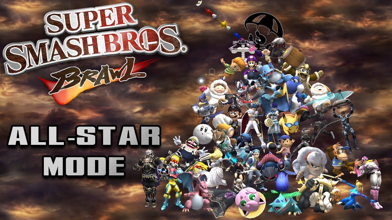 All Star Mode Super Smash Bros Brawl Youtube - brawl all star mode