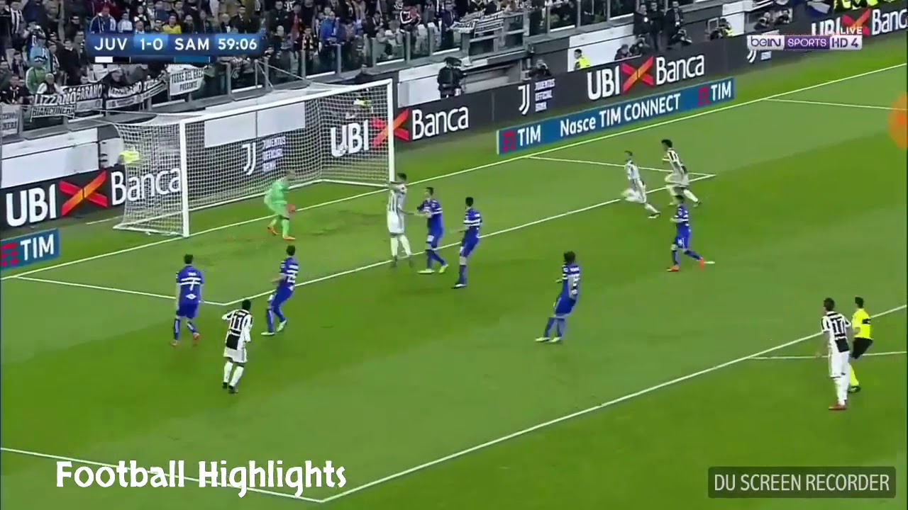 Gol Howedes Juventus vs Sampdoria 2-0